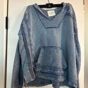 Lucky Brand Blue Women's hooded pullover
